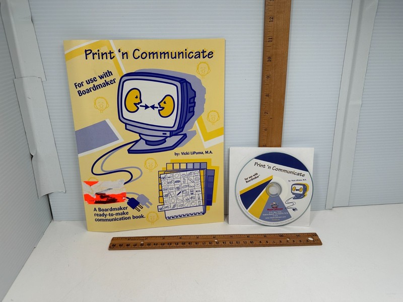 Print ‘n Communicate use with Boardmaker Disc Manual Mayer-Johnson