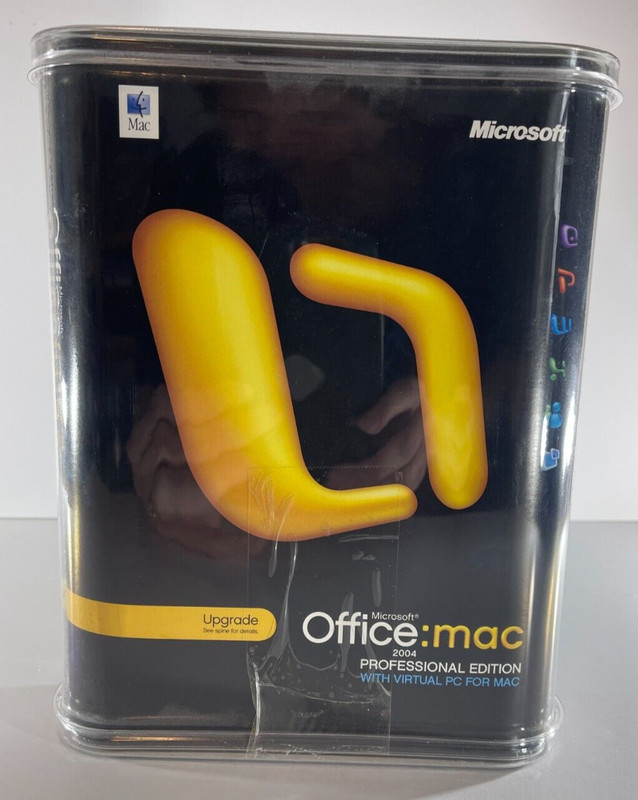 Microsoft Office: Mac 2004 Professional Edition Rare UPGRADE W/ Product Key