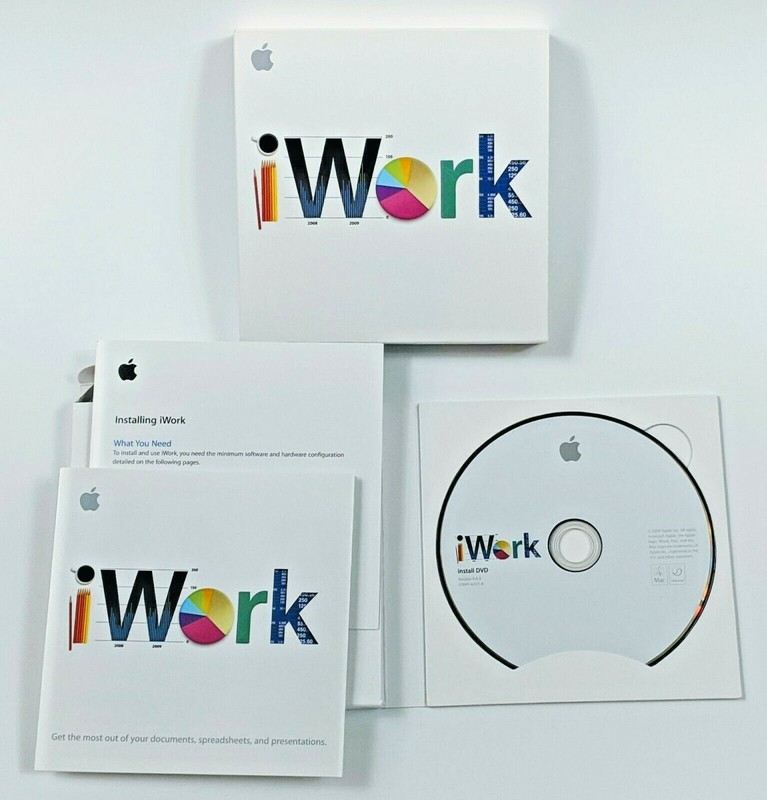Apple iWork ’09 (Retail) (1 User/s) – Full Version for Mac MB942Z/A Excellent!