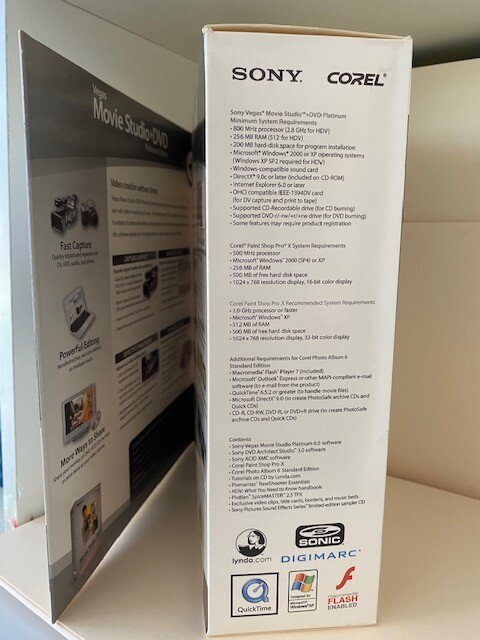 Corel Sony Visual Creation Studio Pro_Retail Box gallery