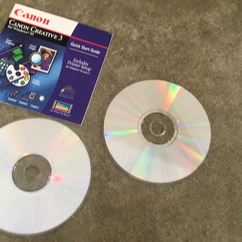 Canon Creative 3 & Printer Setup Windows 95 & 3.1 gallery
