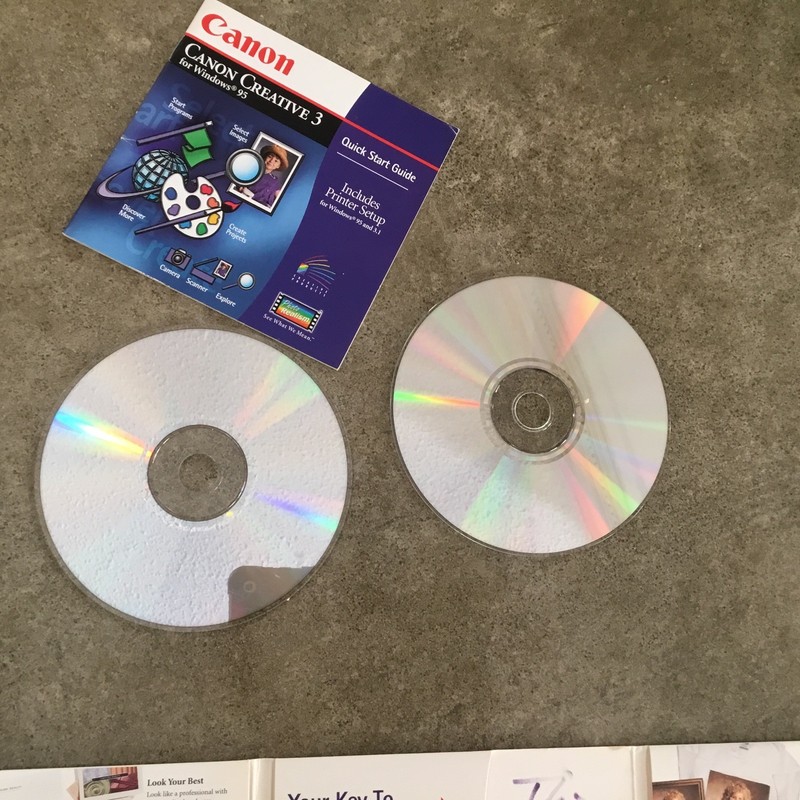 Canon Creative 3 & Printer Setup Windows 95 & 3.1 gallery