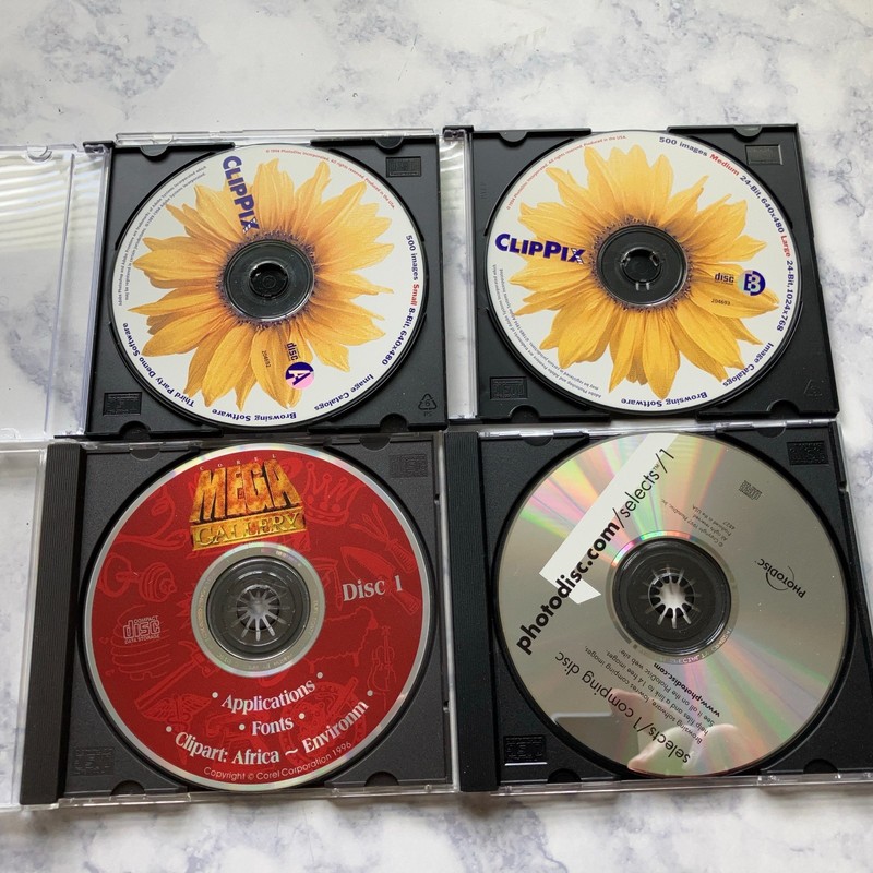 Lot of Clip Art & Photo Images CDs ~ Dynamic Graphics, Photodisc, ClipPix, Mega+ gallery