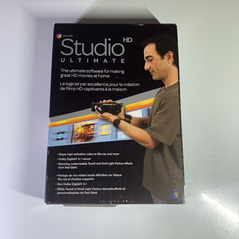 Pinnacle Studio Ultimate HD Version 14 English/French