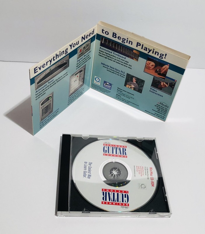 Beginner Guitar Lessons PC Mac CD ROM Acoustic Electric 30+ Lessons gallery
