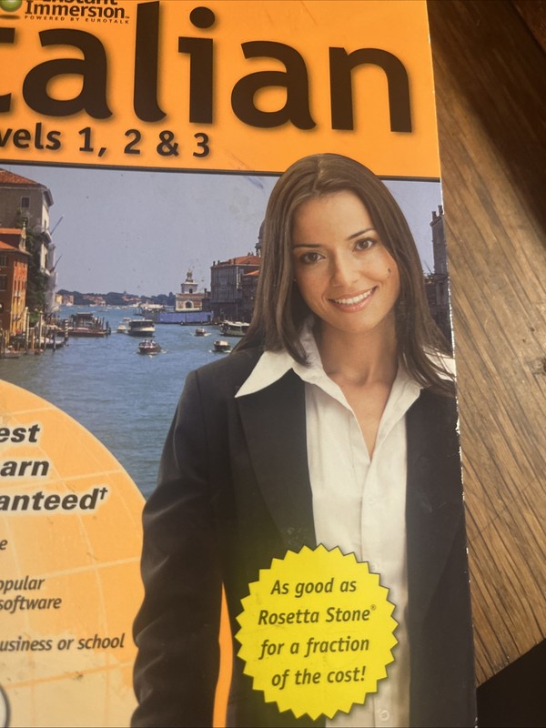 Instant Immersion Italian Language Levels 1-3 DVD For Mac/windows New In Box gallery
