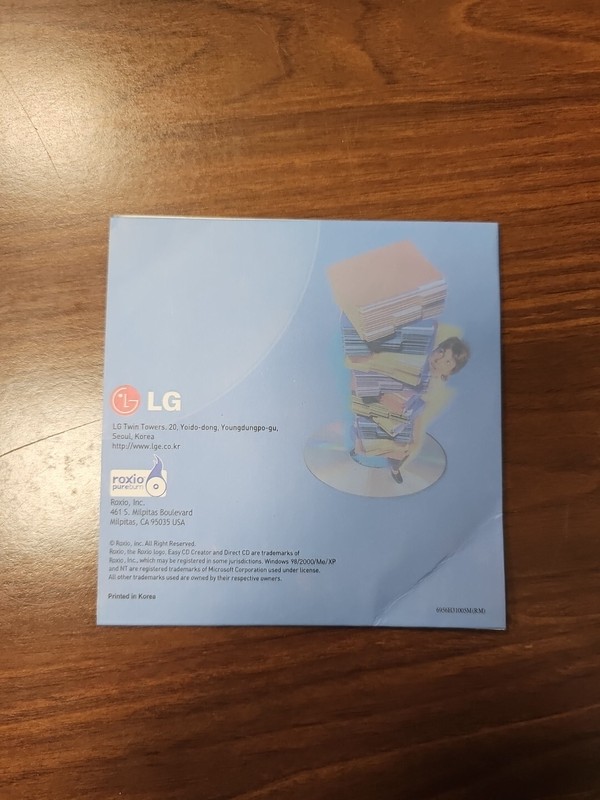 CD SOFTWARE - LG CD RECORDING SOFTWARE ROXIO windows 98/2000/me/xp and nt 4.0 gallery