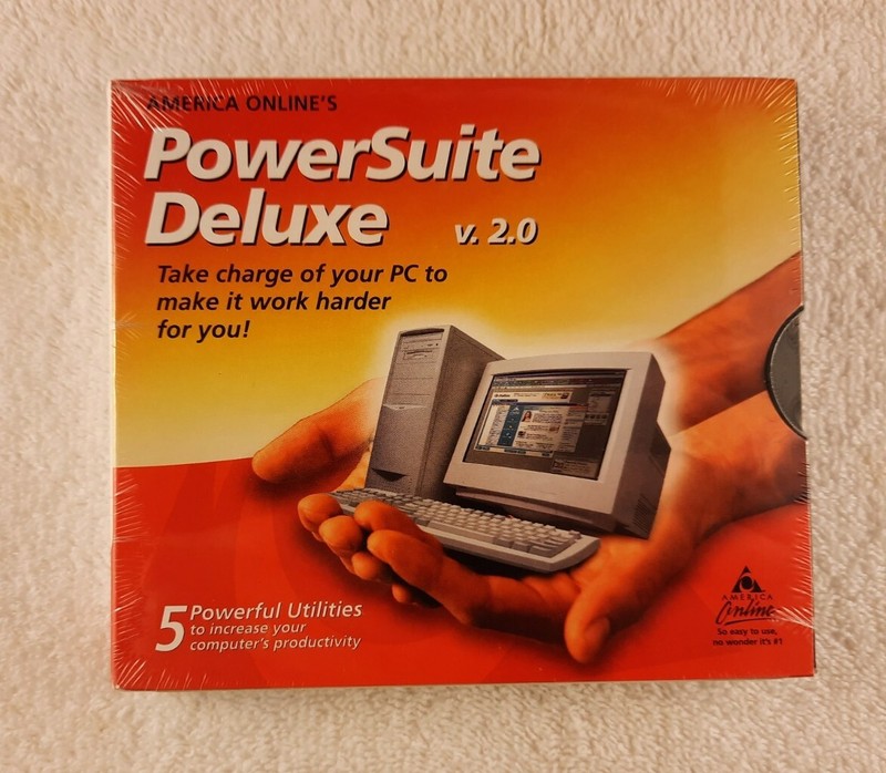 Vintage America Online’s PowerSuite Deluxe v. 2.0 BRAND NEW! Sealed