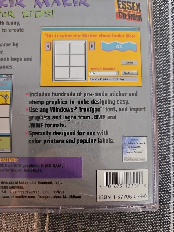 Essex Sticker Maker For Kids PC *BUY 2 GET 1 FREE* CD-ROM Computer Software gallery