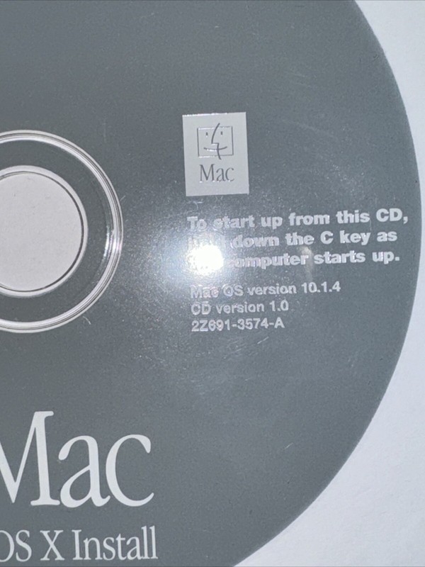 Apple Disc E Mac Software Restore 1-4 Discs OS 603-0849-A Media gallery