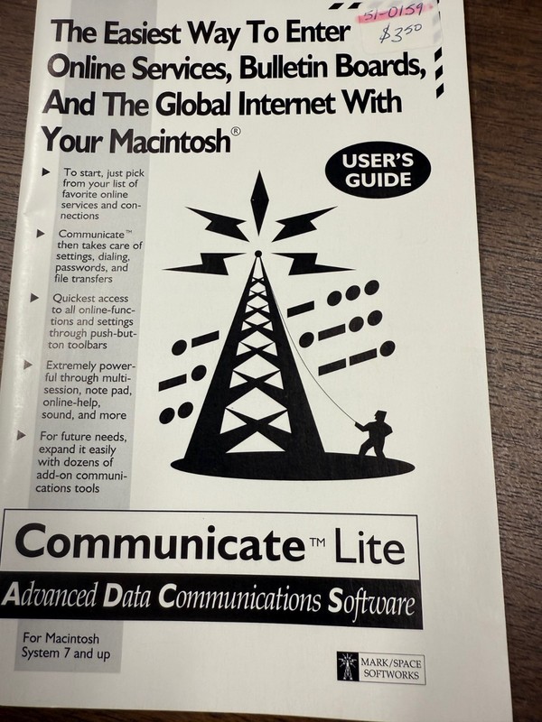Vintage Macintosh software : QUICK LINK II / COMMUNICATE LITE 3-1/2 disks gallery