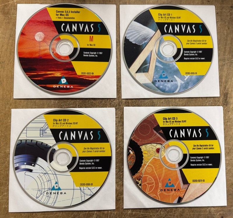DENEBA CANVAS 5 Mac OS CD-ROM SET gallery