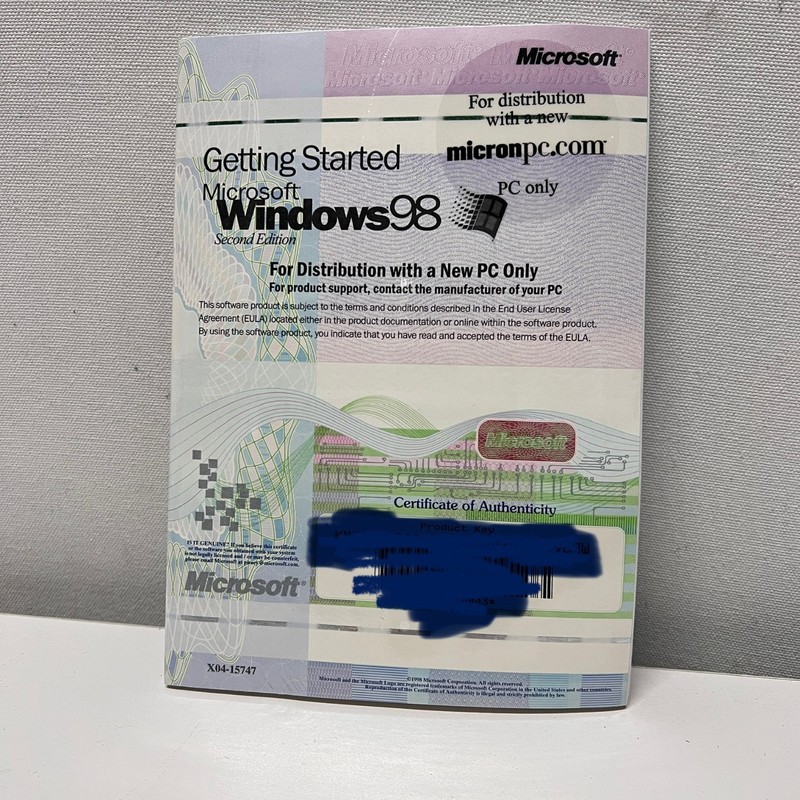 NEW FACTORY SEALED - MICROSOFT WINDOWS 98 SE SECOND EDITION FULL OS gallery