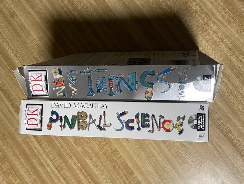 Pinball Science & The New Way Things Work David Macaulay CD ROM PC/MAC w/ box gallery
