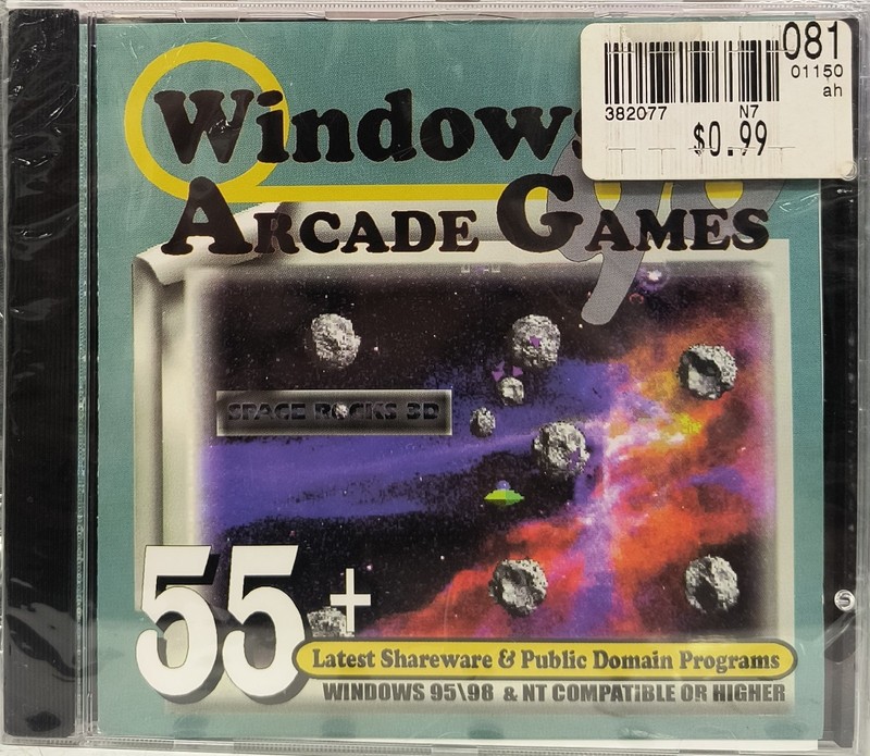 Arcade Games Windows ’95 New 55+ 1997 IBM Sealed