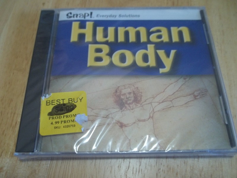 Snap Human Body Cd Rom PC Sealed!!