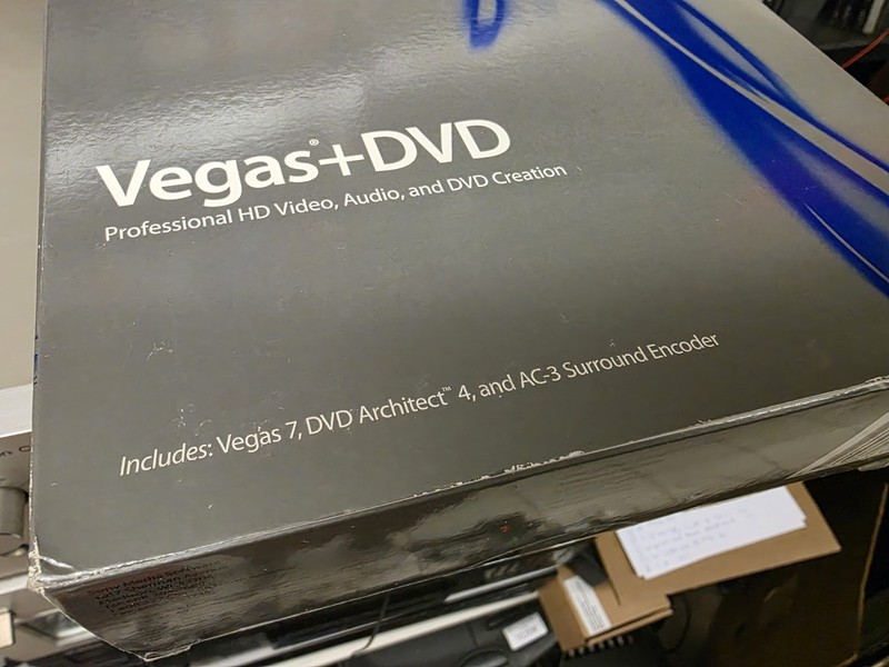 Sony Vegas + DVD 2006 Editing Software New NOS Sealed HDV XDCAM collector only gallery