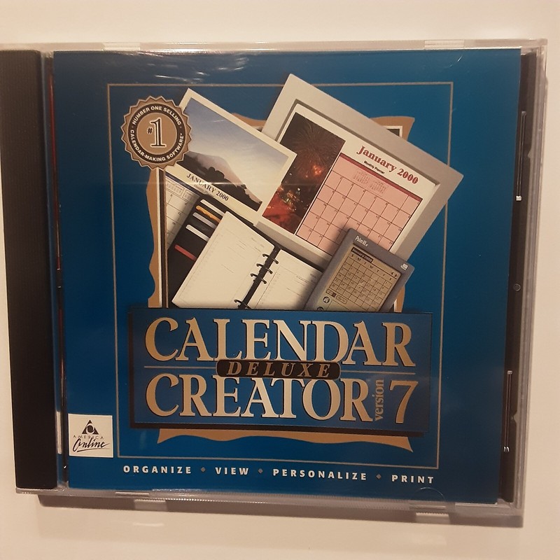 VINTAGE CALENDAR DELUXE CREATOR VERSION 7 CD