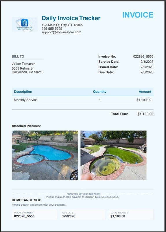 2026 Invoice Generator, Receipt Tracker, Financial & Budget Tracker Windows/Mac gallery