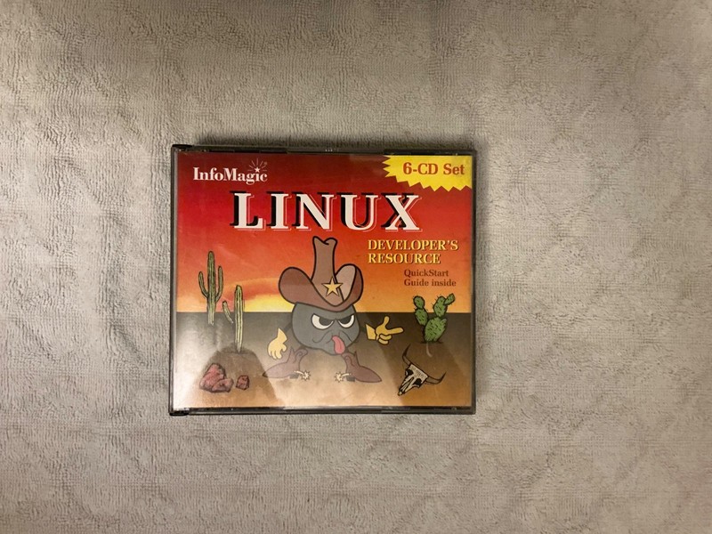 Linux Developer’s Resource Infomagic COWBOY 6 CD Set Red Hat Slackware Kernel