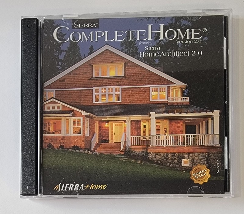 Sierra Complete Home Architect Version 2.0 – 2-Disc – (PC CD-ROM, 1998)