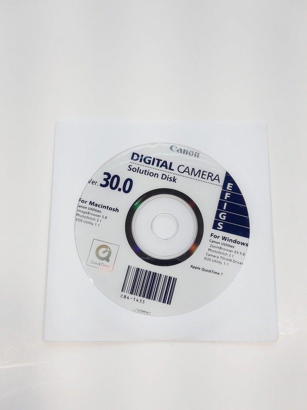 Canon Digital Camera Solution Disk Ver 30.0 – Windows & Mac - Software + Guide gallery