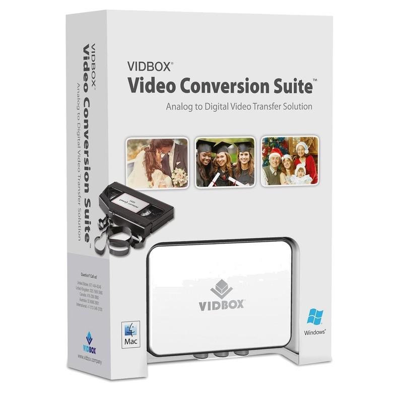 Video Conversion Suite – Convert VHS & Camcorder Tapes to DVD & Digital Formats
