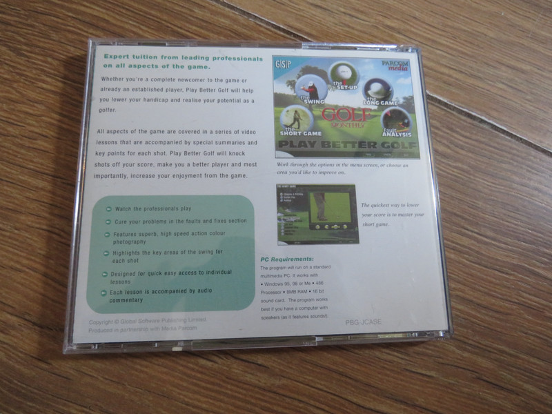 Golf Monthly's Play Better Golf - PC Windows CD Software gallery