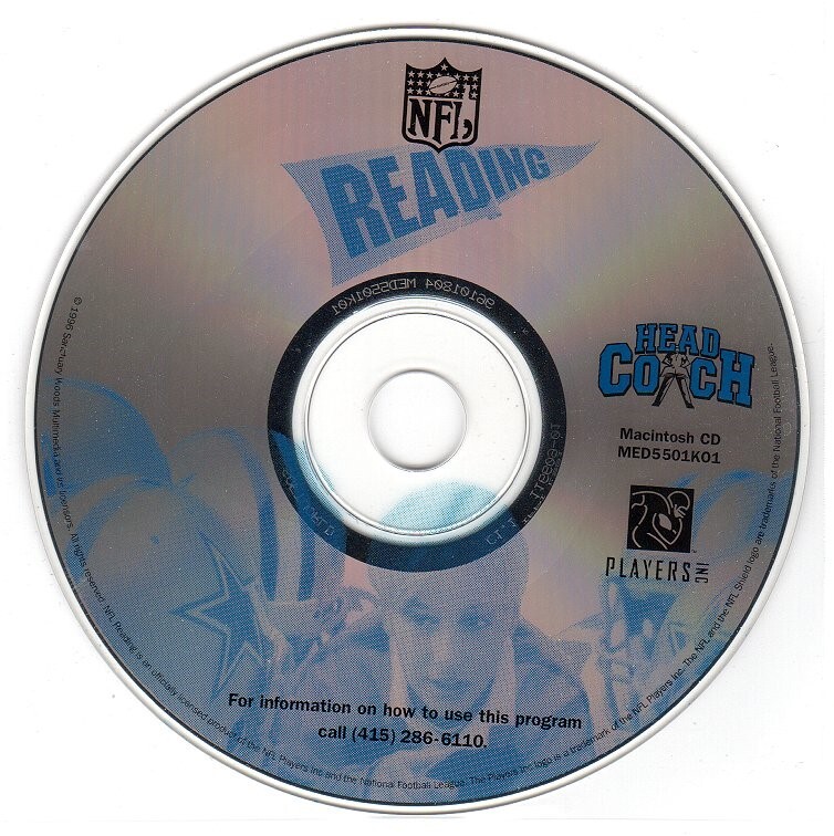 NFL Reading (Ages 9-13) (MAC-CD, 1996) for Macintosh - NEW CD in SLEEVE