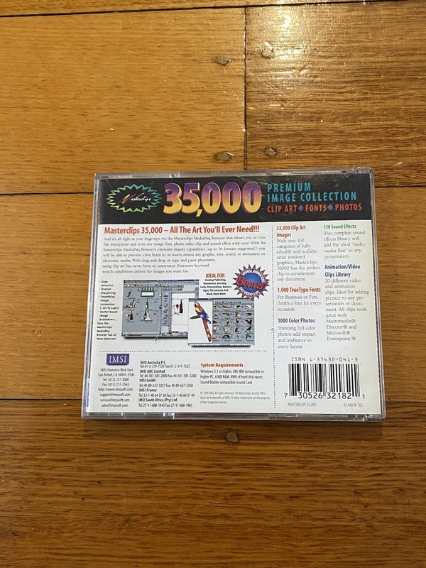 Masterclips 35,000 Premium Art Collection 2 Disc PC Software ULTRA RARE CLIP ART gallery