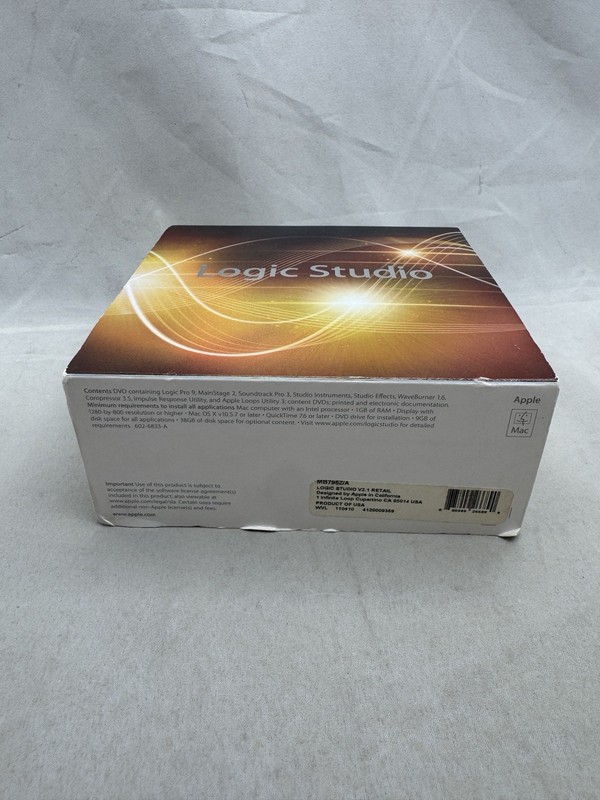Apple Logic Studio 9 V2.1 Suite DVD 9 Disc Retail MB795Z/A Mac OS Includes Key gallery