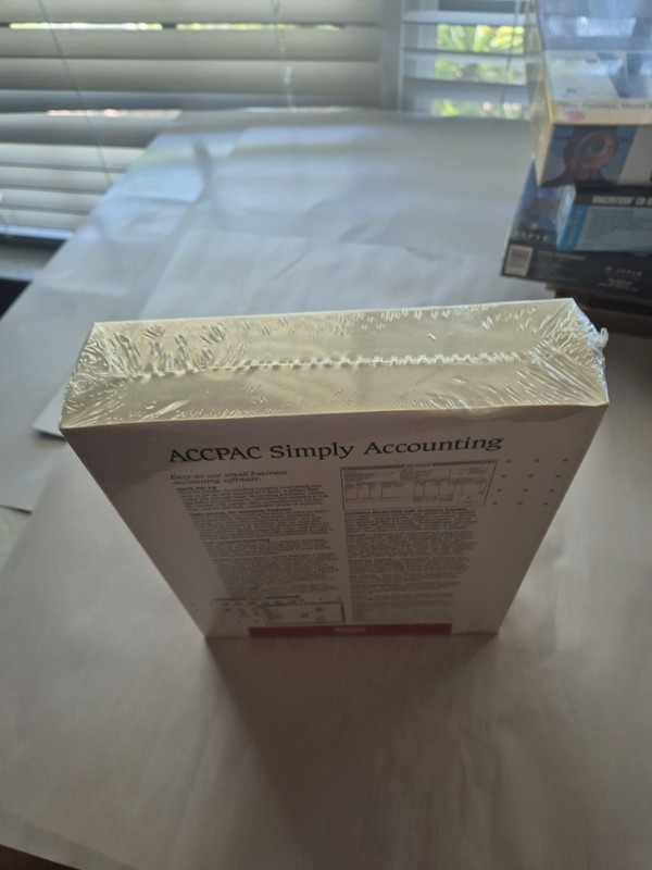 ACCPAC Simply Accounting for Windows, Computer Associates, 1991 Demo Copy SEALED gallery
