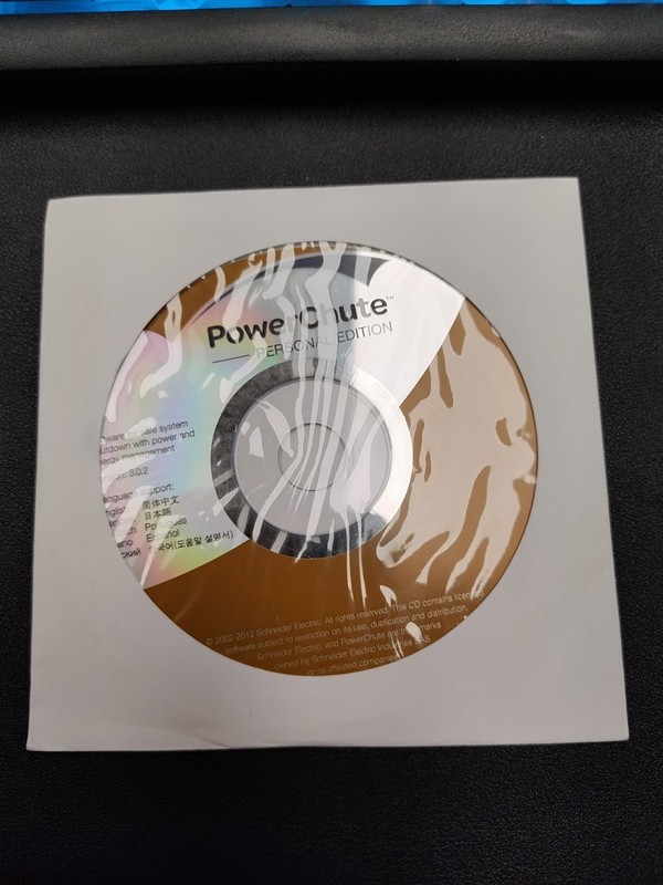 PowerChute Personal Edition Software Safe System Shutdown APC Backup CD 3.0.2