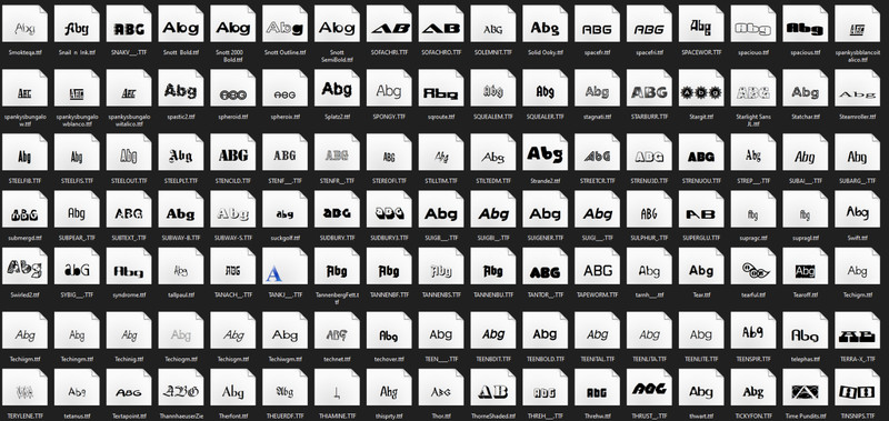 1500 Professional TrueType Fonts - Works with Windows, Mac & Linux .TTF CD-ROM gallery