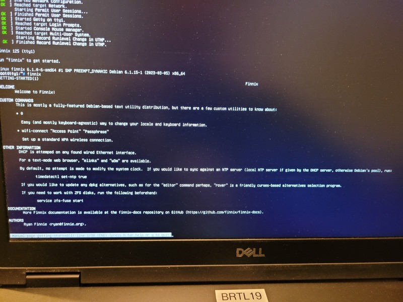 Finnix Linux 122 x64 Bootable Recovery, Maintenance, Testing on 16G USB Stick! gallery