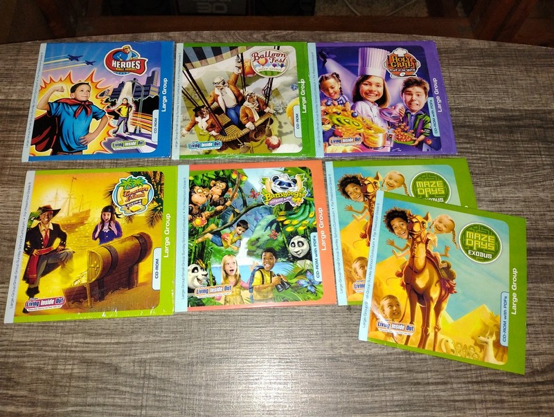 Lot of 7 Group’s Living Inside Out Discs PC CD-ROM 2013 Large Group Publishing