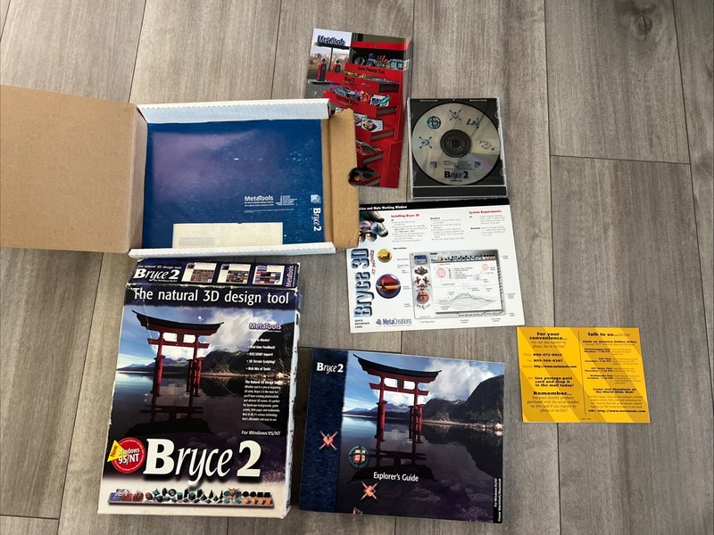 Bryce 2 MetaTools CD