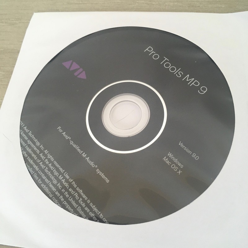 Avid Pro Tools MP9 install disc plus C600 install disk