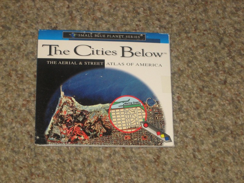 Small Blue Planet The Cities Below Aerial & Street Atlas Of America- CD-ROM
