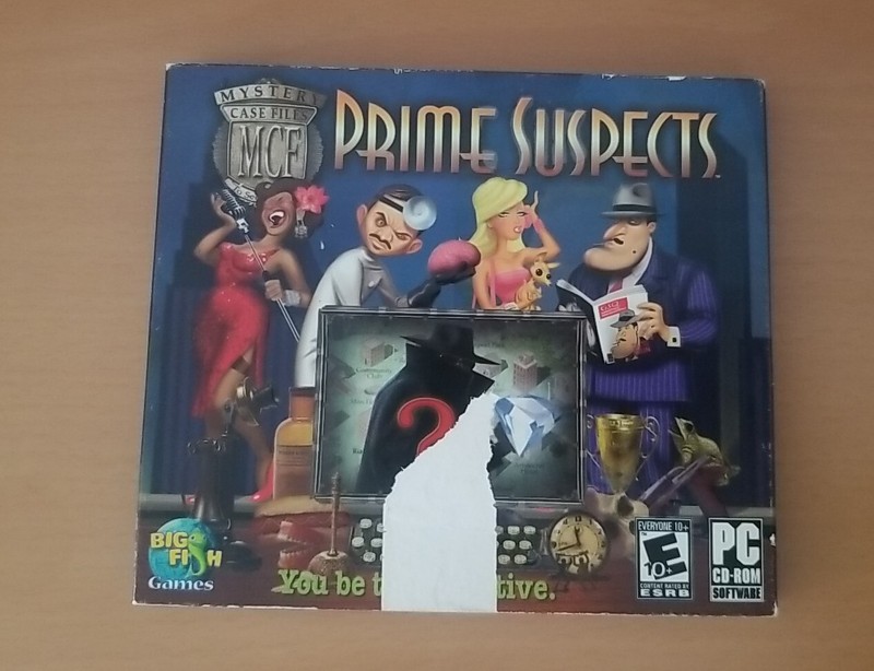 🔥 Mystery Case Files Prime Suspects – Hidden Object Puzzle CD-ROM Computer Game