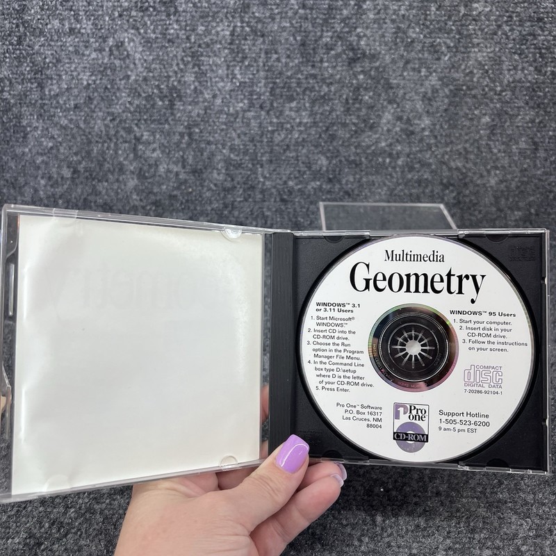 Pro One Multimedia CD-Rom School Lot Of 3 Algebra, Geometry & Term Paper 1995 gallery