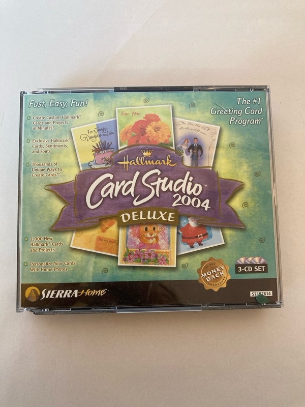 Card Studio 2004 Deluxe PC-CD ROM 3 Disc Set See Description