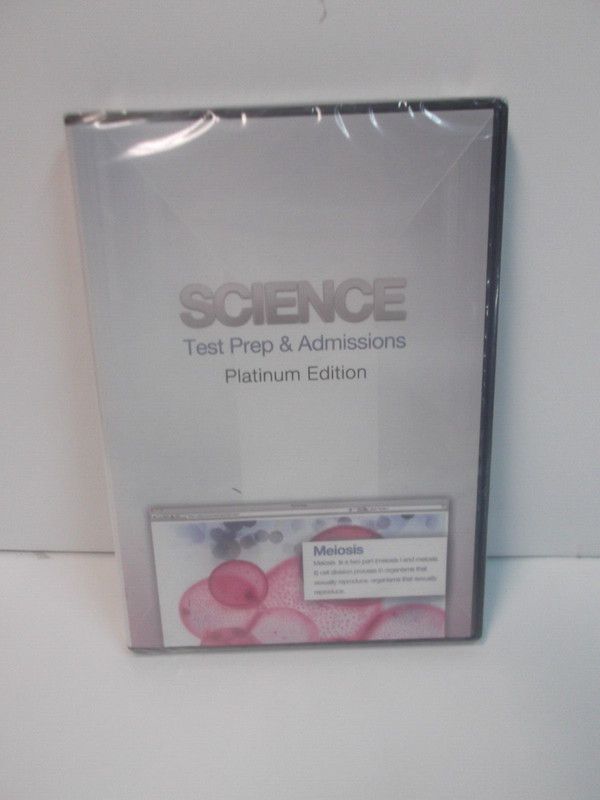 Science Test Prep & Admissions - Platinum Edition (CD-ROM) BRAND NEW SEALED