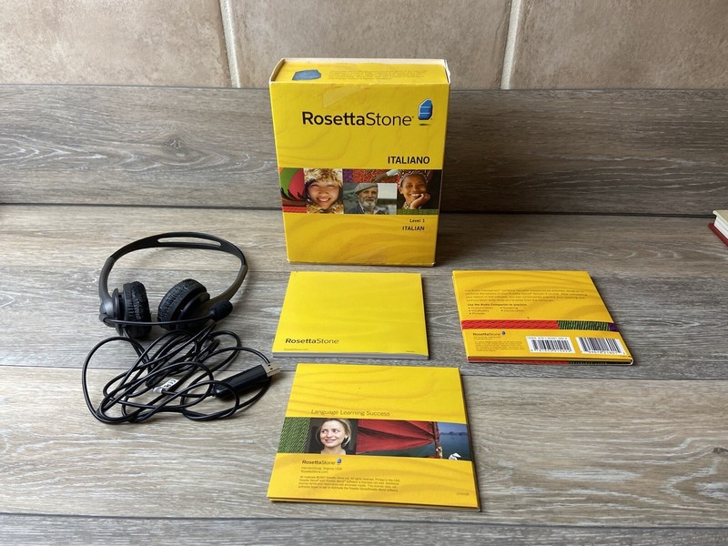 Rosetta Stone Level 1 Version 3 Italiano ( Italian) Language CD PC Box Set￼ gallery