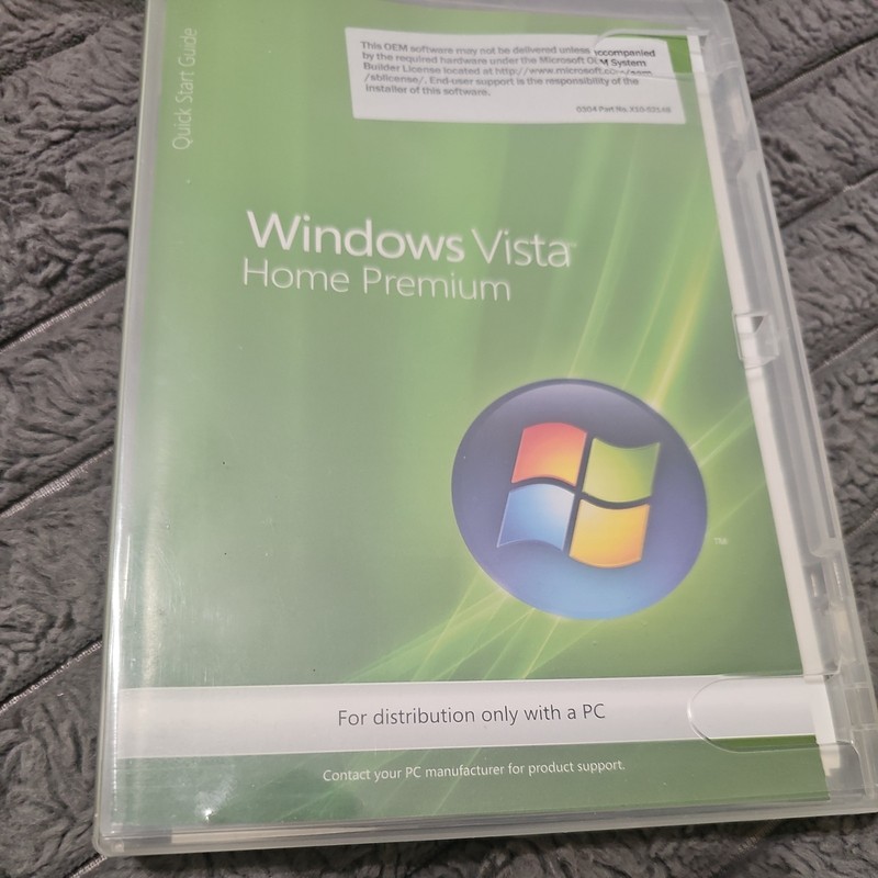Microsoft Windows Vista Home Premium~DVD-ROM~PC OS