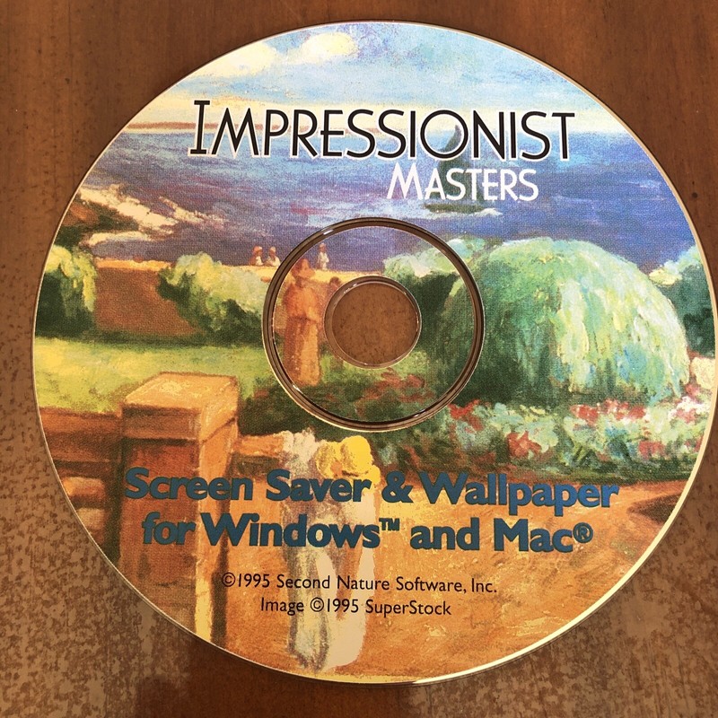 Impressionist Masters MAC and WINDOWS Compatible CD-ROM