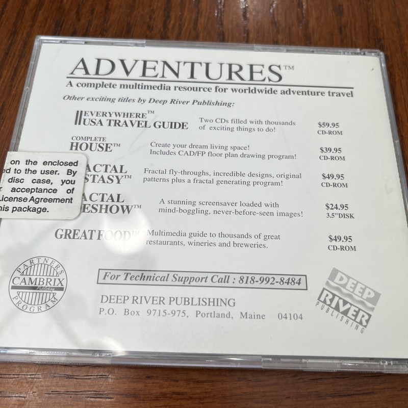 Adventures A Complete Multimedia Resource For Worldwide Adventure Travel CD-ROM gallery