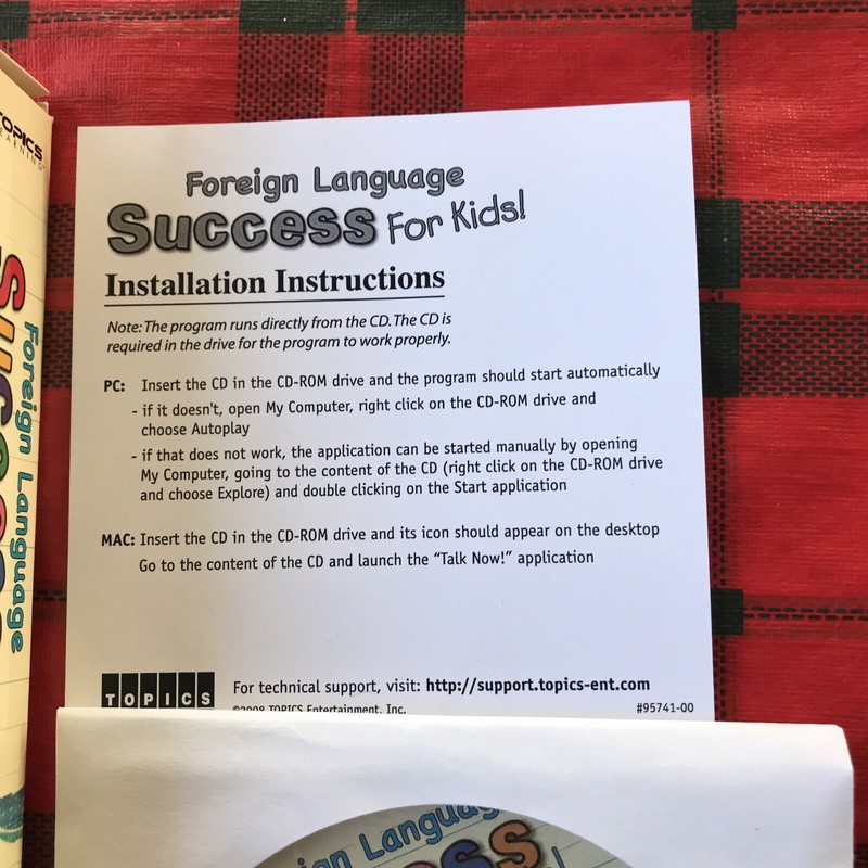 Foreign Language Success Kids 6-12 CD ROM 2008Win/Mac Spanish French German Ital gallery